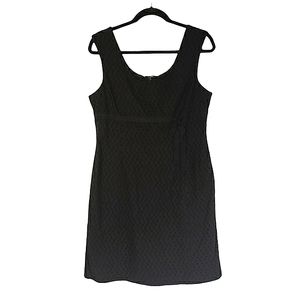 ANN TAYLOR Eyelet Lace Empire Waist Sleeveless Sheath Dress 14P